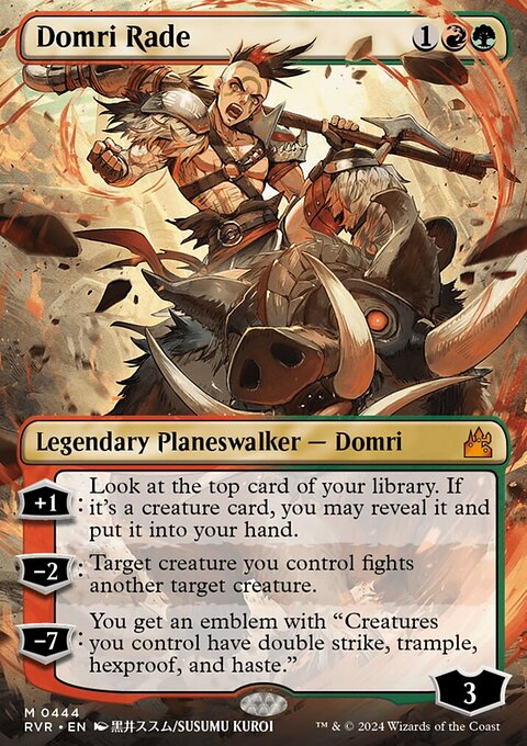 Domri Rade (Anime Borderless) [Ravnica Remastered]