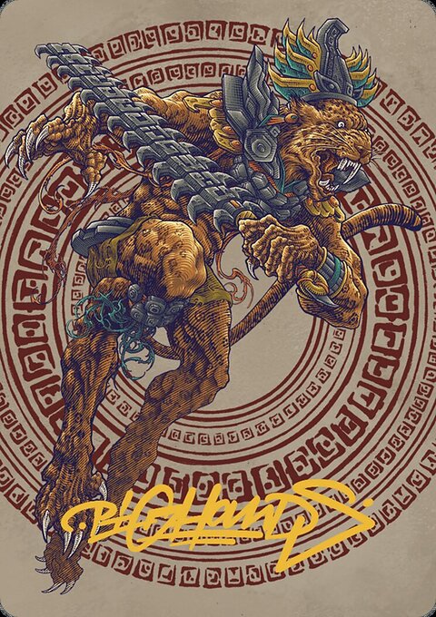 Sovereign Okinec Ahau Art Card [The Lost Caverns of Ixalan Art Series]