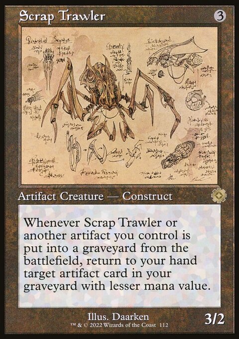 Scrap Trawler (Retro Schematic) (Serialized) [The Brothers' War Retro Artifacts]