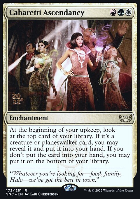 Cabaretti Ascendancy [Streets of New Capenna Prerelease Promos]