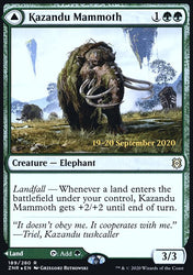 Kazandu Mammoth // Kazandu Valley [Zendikar Rising Prerelease Promos]