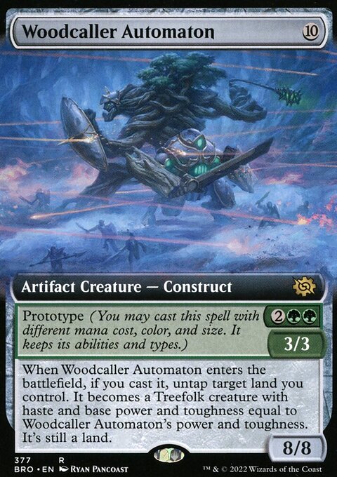 Woodcaller Automaton (Extended Art) [The Brothers' War]