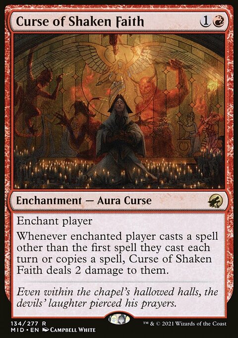 Curse of Shaken Faith [Innistrad: Midnight Hunt]