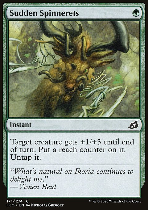Sudden Spinnerets [Ikoria: Lair of Behemoths]