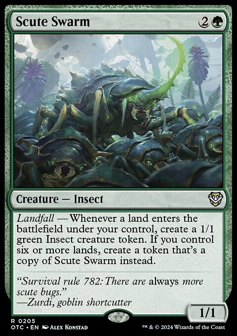 Scute Swarm [Outlaws of Thunder Junction Commander]