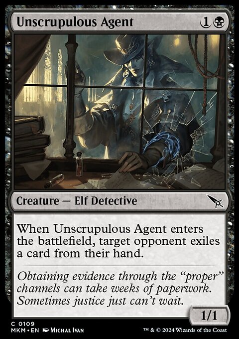 Unscrupulous Agent [Murders at Karlov Manor]