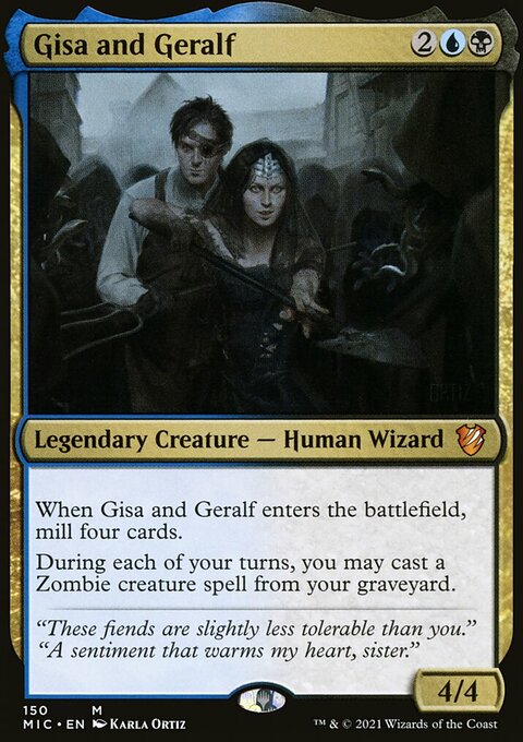 Gisa and Geralf [Innistrad: Midnight Hunt Commander]