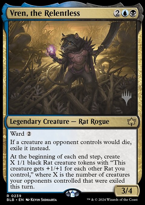 Vren, the Relentless [Bloomburrow Prerelease Promos]