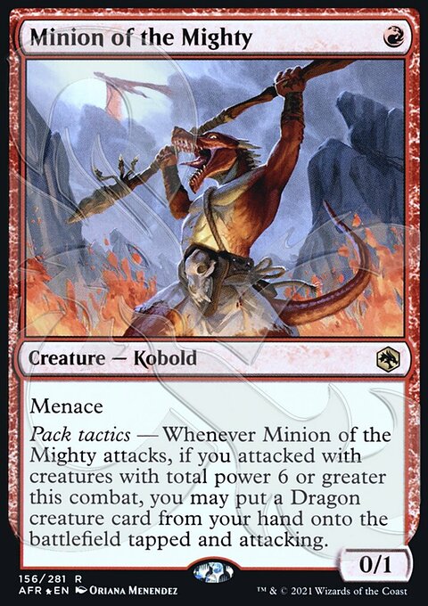 Minion of the Mighty (Ampersand Promo) [Dungeons & Dragons: Adventures in the Forgotten Realms Promos]