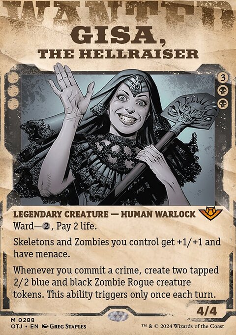 Gisa, the Hellraiser (Showcase) [Outlaws of Thunder Junction]