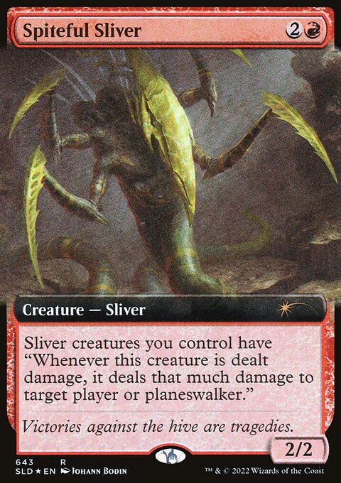 Spiteful Sliver (Extended Art) [Secret Lair Drop Promos]