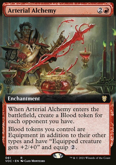 Arterial Alchemy (Extended Art) [Innistrad: Crimson Vow Commander]