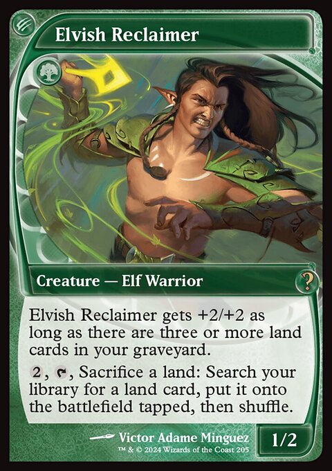 Elvish Reclaimer (Future Sight) [Mystery Booster 2]