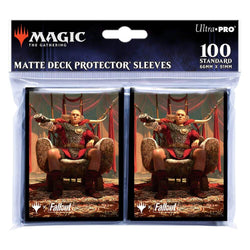 ULTRA PRO Magic: The Gathering - Fallout 100ct Deck Protector Sleeves (Hail, Caesar)
