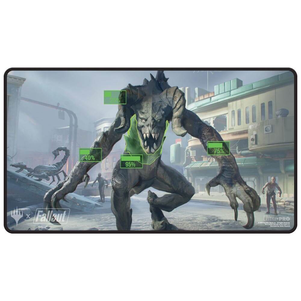 ULTRA PRO Magic: The Gathering - Fallout Black Stitched Playmat W