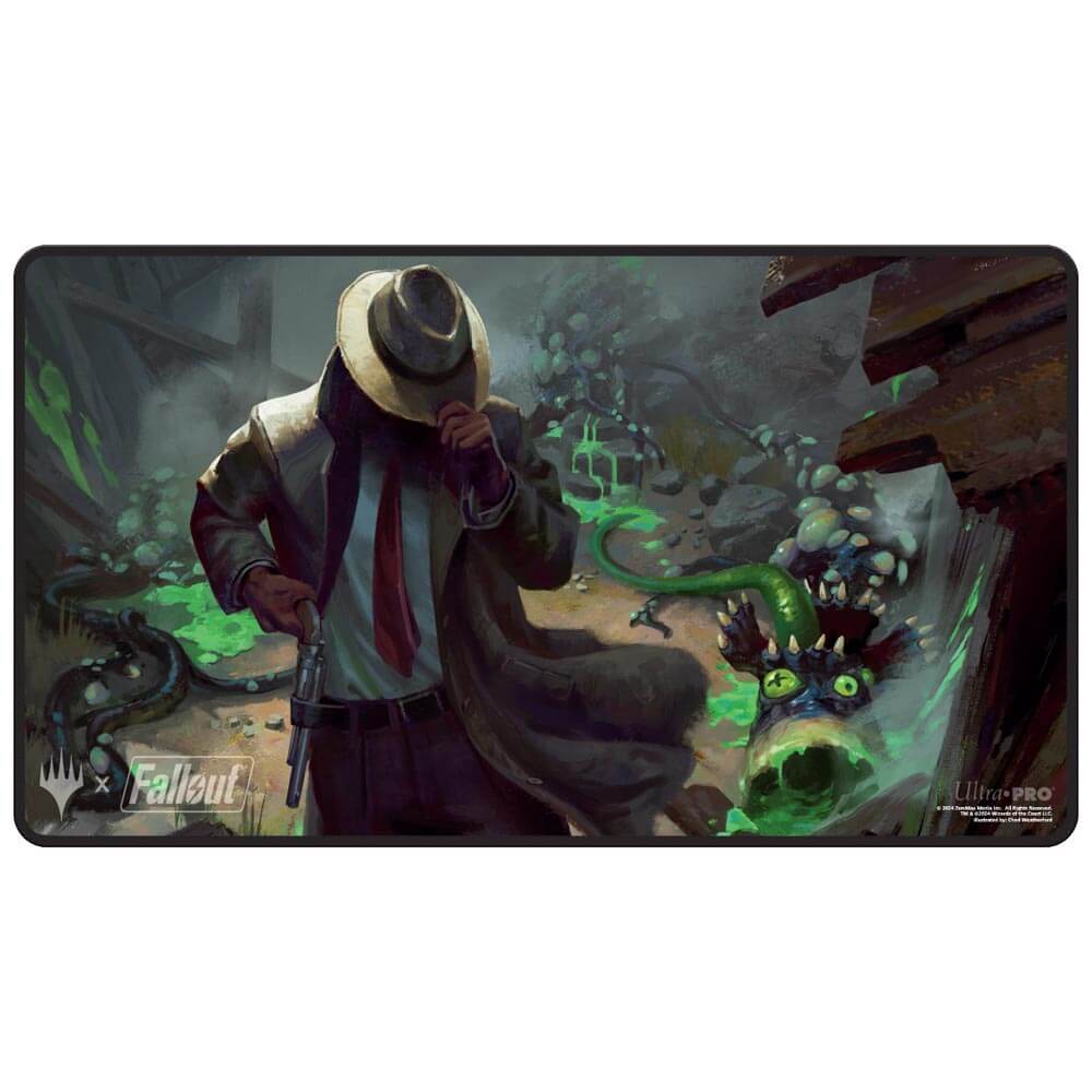 ULTRA PRO Magic: The Gathering - Fallout Black Stitched Playmat X