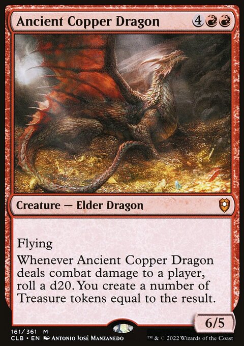Ancient Copper Dragon [Commander Legends: Battle for Baldur's Gate]