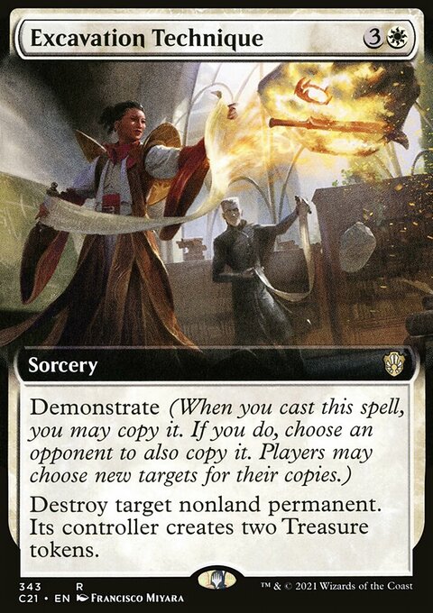 Excavation Technique (Extended Art) [Commander 2021]