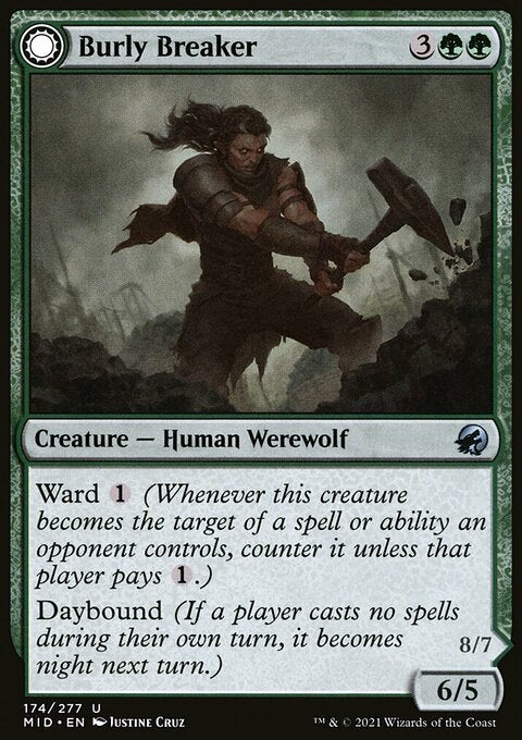 Burly Breaker // Dire-Strain Demolisher [Innistrad: Midnight Hunt]