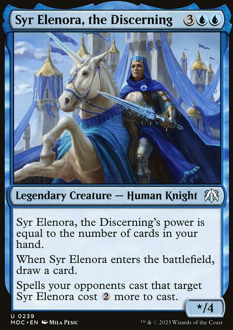 Syr Elenora, the Discerning [March of the Machine Commander]