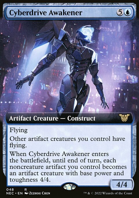 Cyberdrive Awakener (Extended Art) [Kamigawa: Neon Dynasty Commander]