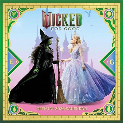 Wicked 2 Movie - 2026 Square Calendar