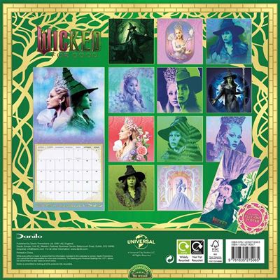 Wicked 2 Movie - 2026 Square Calendar