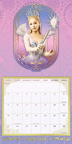 Wicked 2 Movie - 2026 Square Calendar