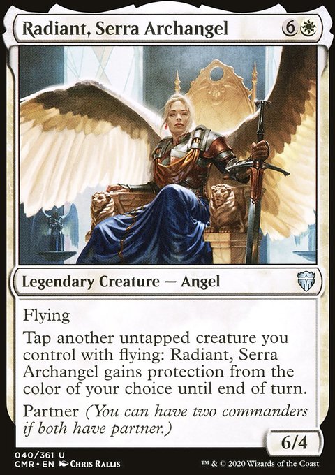 Radiant, Serra Archangel [Commander Legends]