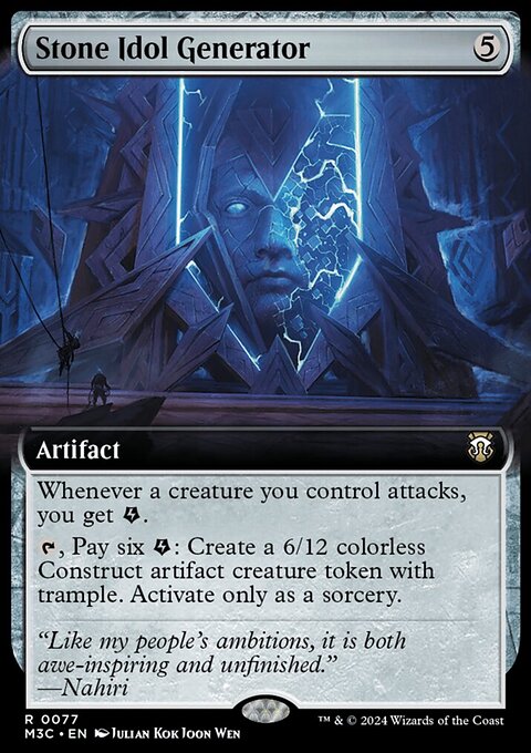 Stone Idol Generator (Extended Art) [Modern Horizons 3 Commander]