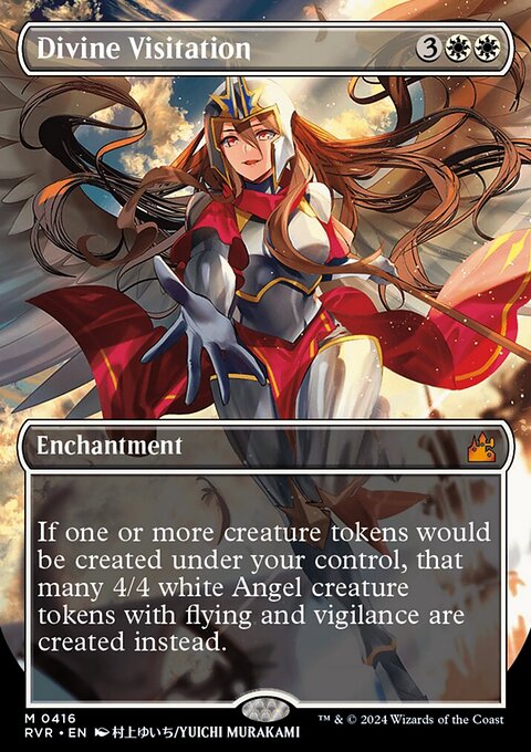 Divine Visitation (Anime Borderless) [Ravnica Remastered]