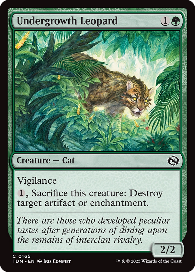 Undergrowth Leopard [Tarkir: Dragonstorm]