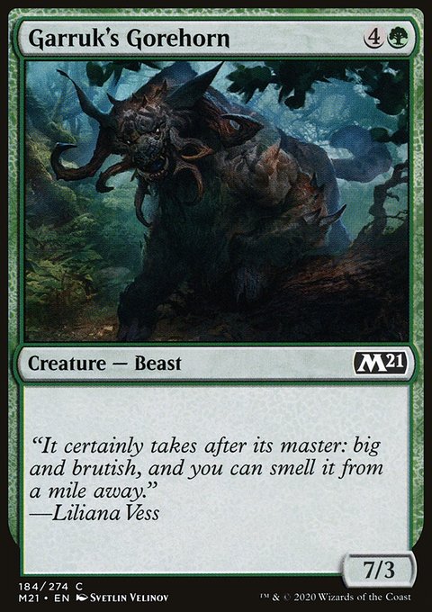 Garruk's Gorehorn [Core Set 2021]