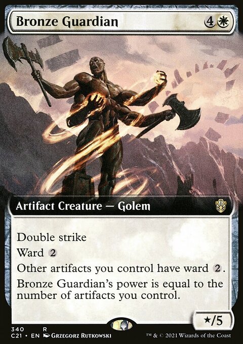 Bronze Guardian (Extended Art) [Commander 2021]