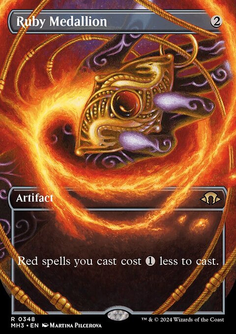 Ruby Medallion (Borderless) [Modern Horizons 3]
