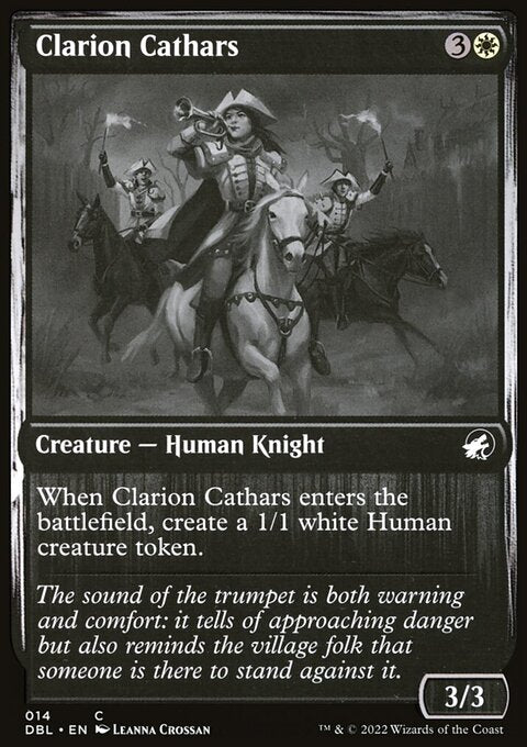 Clarion Cathars [Innistrad: Double Feature]