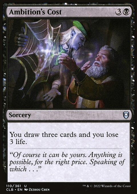 Ambition's Cost [Commander Legends: Battle for Baldur's Gate]