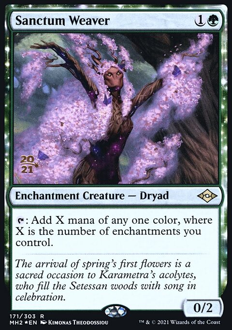 Sanctum Weaver [Modern Horizons 2 Prerelease Promos]
