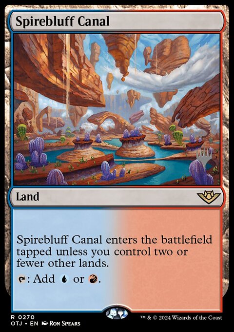 Spirebluff Canal (Promo Pack) [Outlaws of Thunder Junction Promos]