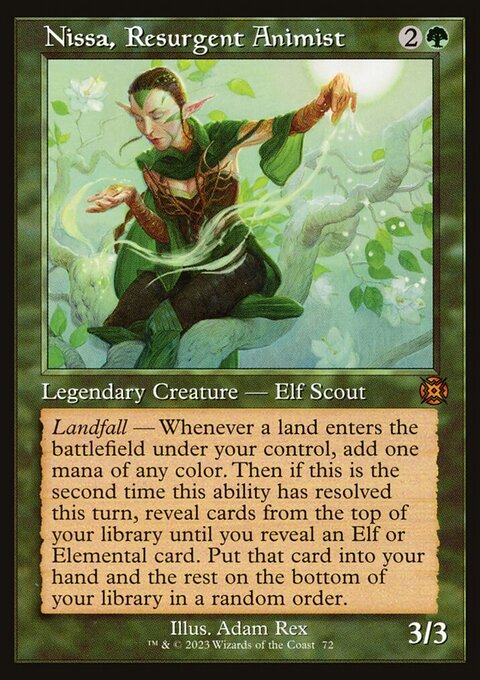 Nissa, Resurgent Animist (Retro) [March of the Machine: The Aftermath]