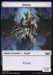 Fish // Angel Double-Sided Token [Streets of New Capenna Tokens]