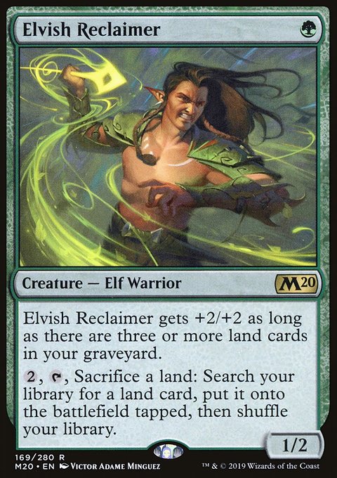 Elvish Reclaimer [Core Set 2020]