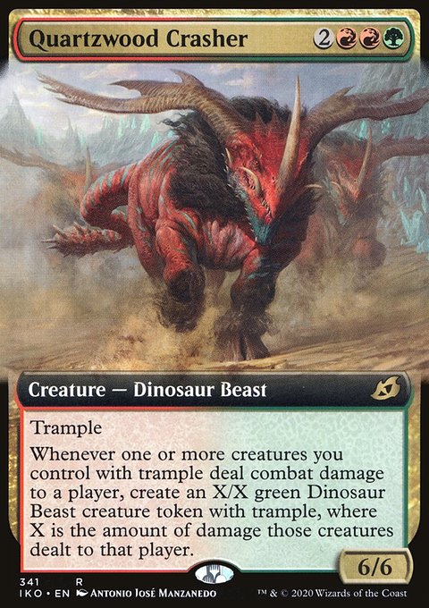 Quartzwood Crasher (Extended Art) [Ikoria: Lair of Behemoths]