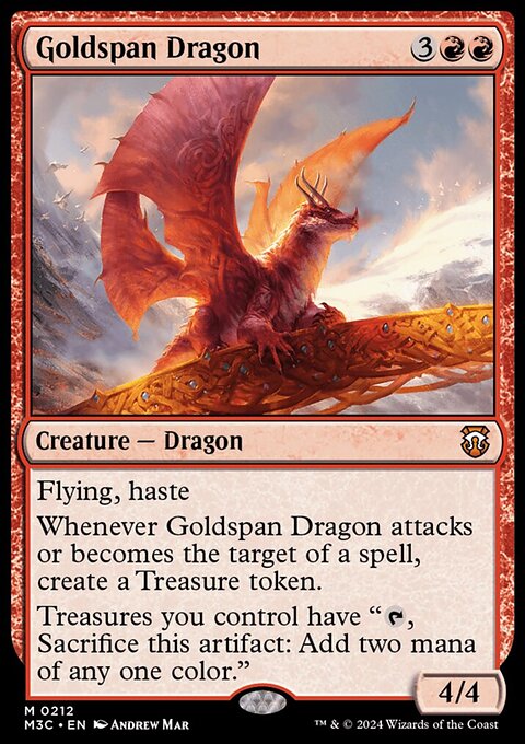 Goldspan Dragon [Modern Horizons 3 Commander]