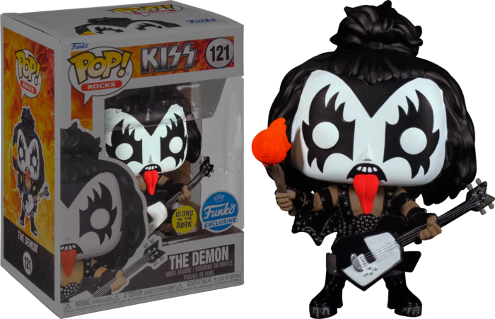 The Demon (Glow in the Dark) #121 KISS Pop! Vinyl [Exclusive]