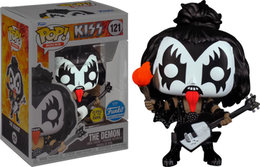 The Demon (Glow in the Dark) #121 KISS Pop! Vinyl [Exclusive]