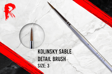 Ronin Games Brushes - Kolinsky Sable Brush No.3