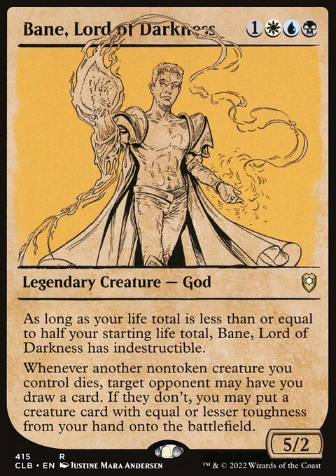 Bane, Lord of Darkness (Showcase) [Commander Legends: Battle for Baldur's Gate]
