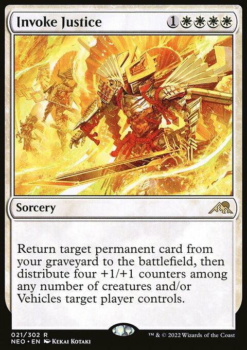 Invoke Justice [Kamigawa: Neon Dynasty]