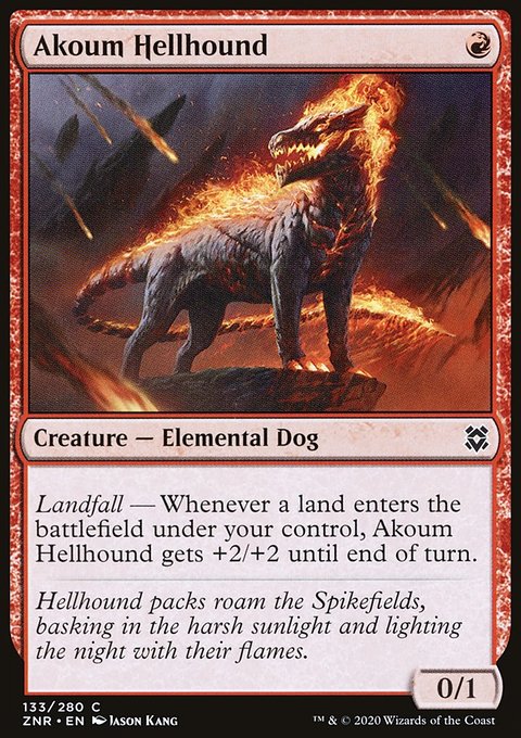 Akoum Hellhound [Zendikar Rising]